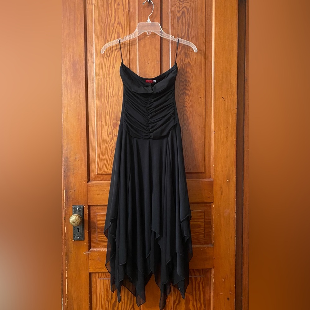 Sexy Vintage Ruby Rox Strapless Dress -Black- Size S